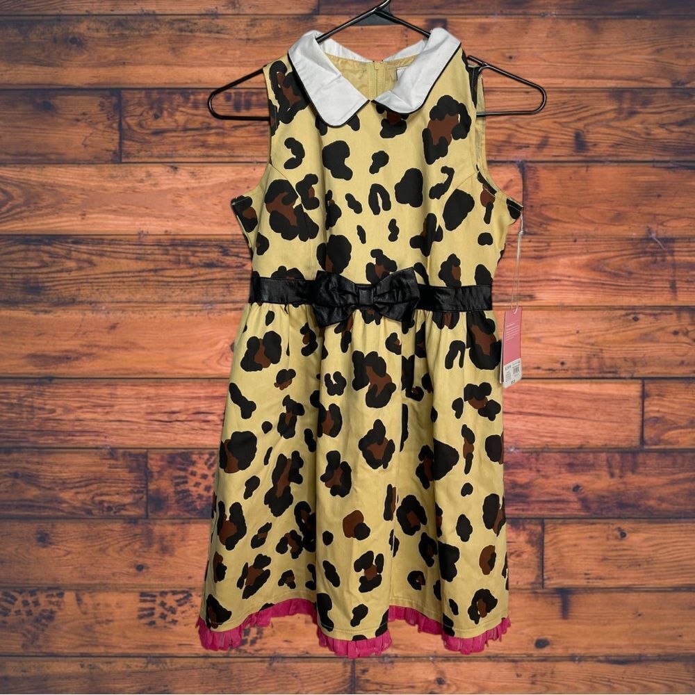 5 for $25🔥XXO Harajuka Mini Cheetah Print Dress‎ Girls XL (14-16)- New